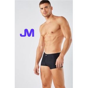 JM Square Cut Swim Briefs Large 34 Gently worn Lined Internal drawstring